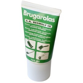 TUBO MASSA BRUGAROLAS GRAFITADA 125 Gr caixa 55 un - Lubrificação geral (125 gr)
