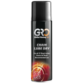 GRO SPRAY Chaine Lube Dry 500 ml [Massa] - Correntes normais e com orings (massa)