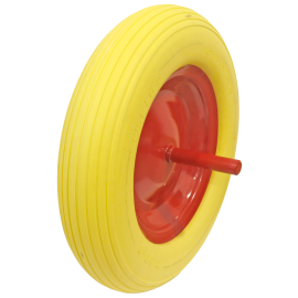 Roda Carro Mão 3.50X8 AntIFuro eixo 23,5 comp - Carro de mão