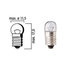 LAMPADA FLOSSER - 6 V 2 W E10 10/13 rosca