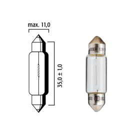 LAMPADA FLOSSER - 12 V 5 W SV8,5