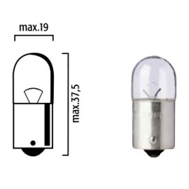 LAMPADA FLOSSER - 12V 5W BA15s