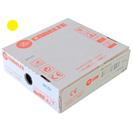 FIO DINAMO - 0,5 mm amarelo (vendido ao metro)