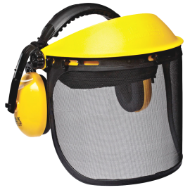 VISEIRA PROTECÇÃO AJUSTÁVEL - com auscultadores rede dura EN166 EN1731