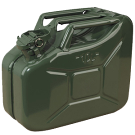 BIDON DE GASOLINA - 10 Lts metal