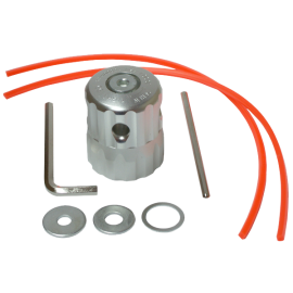 CABEÇA FIO DE NYLON ALUMÍNIO - 8 fios univ Faísca aperto por baixo