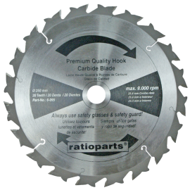 DISCO RATIOPARTS 20 D - 250 x 25,4 Videa