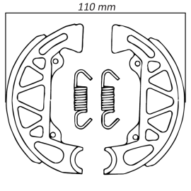 MAXILAS TYPHON 95 a 98 BK [Par] - Piaggio Typhoon 95-98