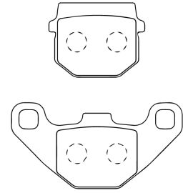 PASTILHA TRAVÃO [Par] MMP148 Peug-Speed-SpFight YM - Peugeot-Speed-Speedfight