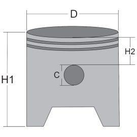 PISTON - Komatsu/Zenoah G-3800