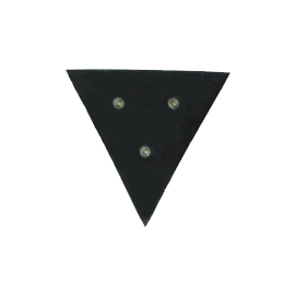 BICO CHARRUA PEQ TRIANG COM 3 PARAFUSO - para charrua