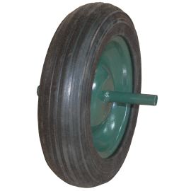 RODA CARRO MAO 3.50X8 ANTIFURO eixo 23,5 comp - Carro de mão