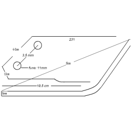 FACA FRESA 231 / 796 - Motoenxada