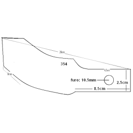 FACA FRESA 354 - Motoenxada