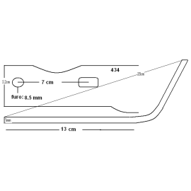 FACA FRESA 434 JET-VIKING-TROIA-ZB3 - Jet - Viking - ZB3