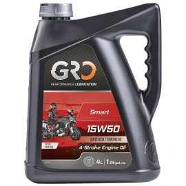 GRO OLEO 4 T - 15w50 Sintético Smart 4 Lts